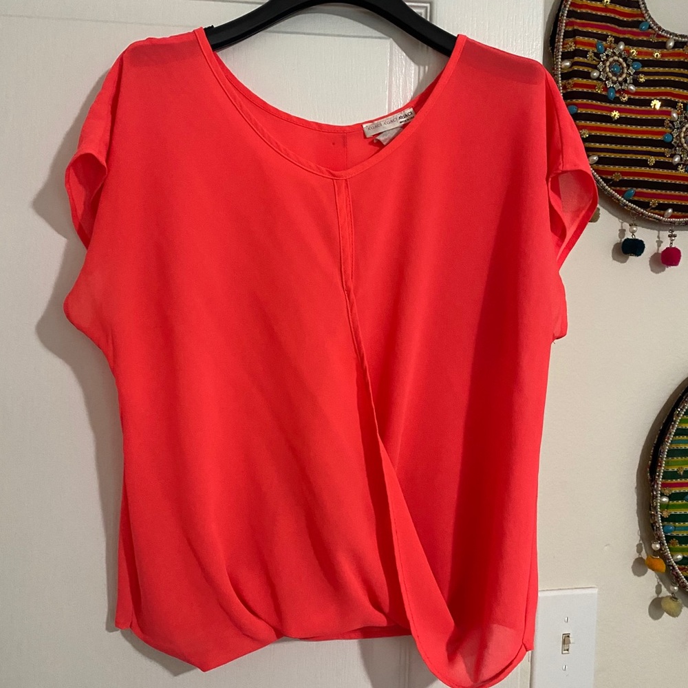 Pink neon blouse Like new